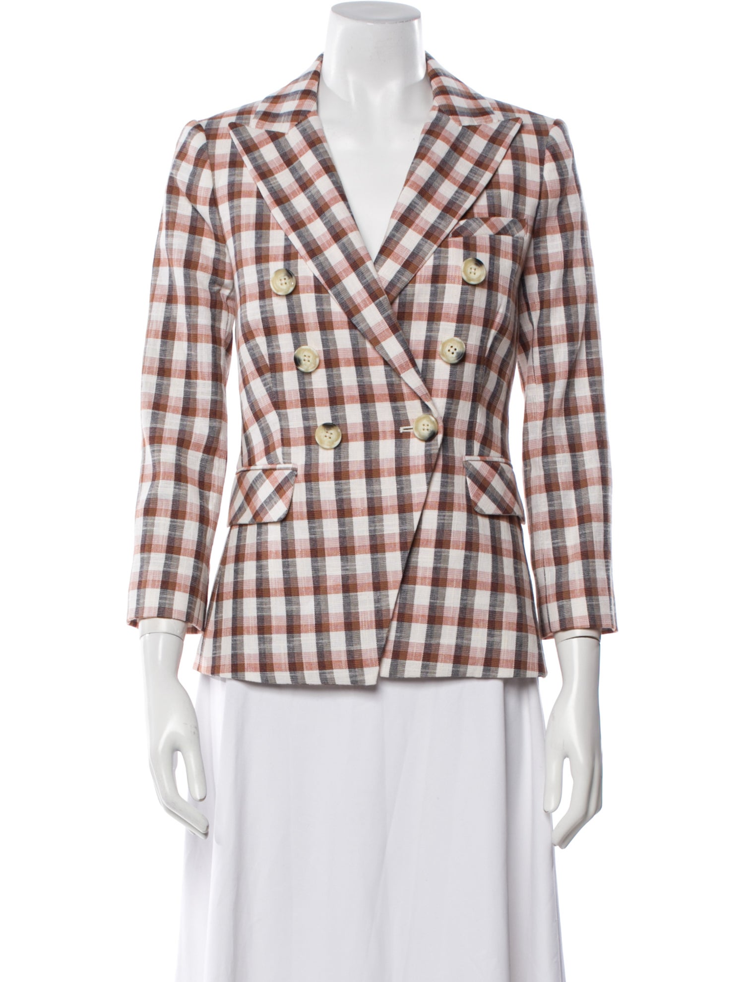Veronica Beard Plaid Print Blazer w/ Tags