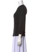 Veronica Beard Scoop Neck Three-Quarter Sleeve Sweatshirt