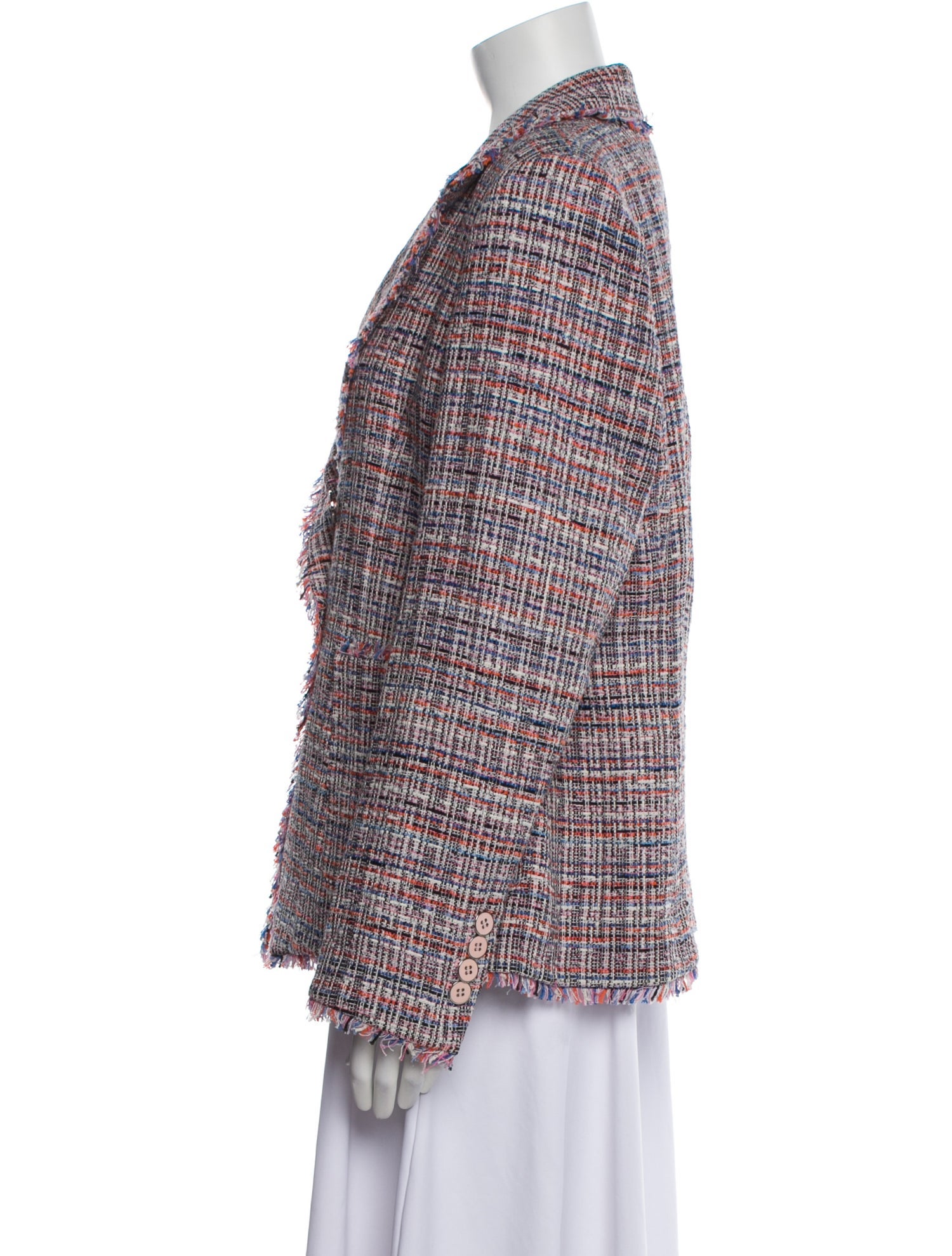 Veronica Beard Tweed Pattern Blazer