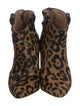Veronica Beard Ponyhair Animal Print Boots