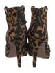 Veronica Beard Ponyhair Animal Print Boots