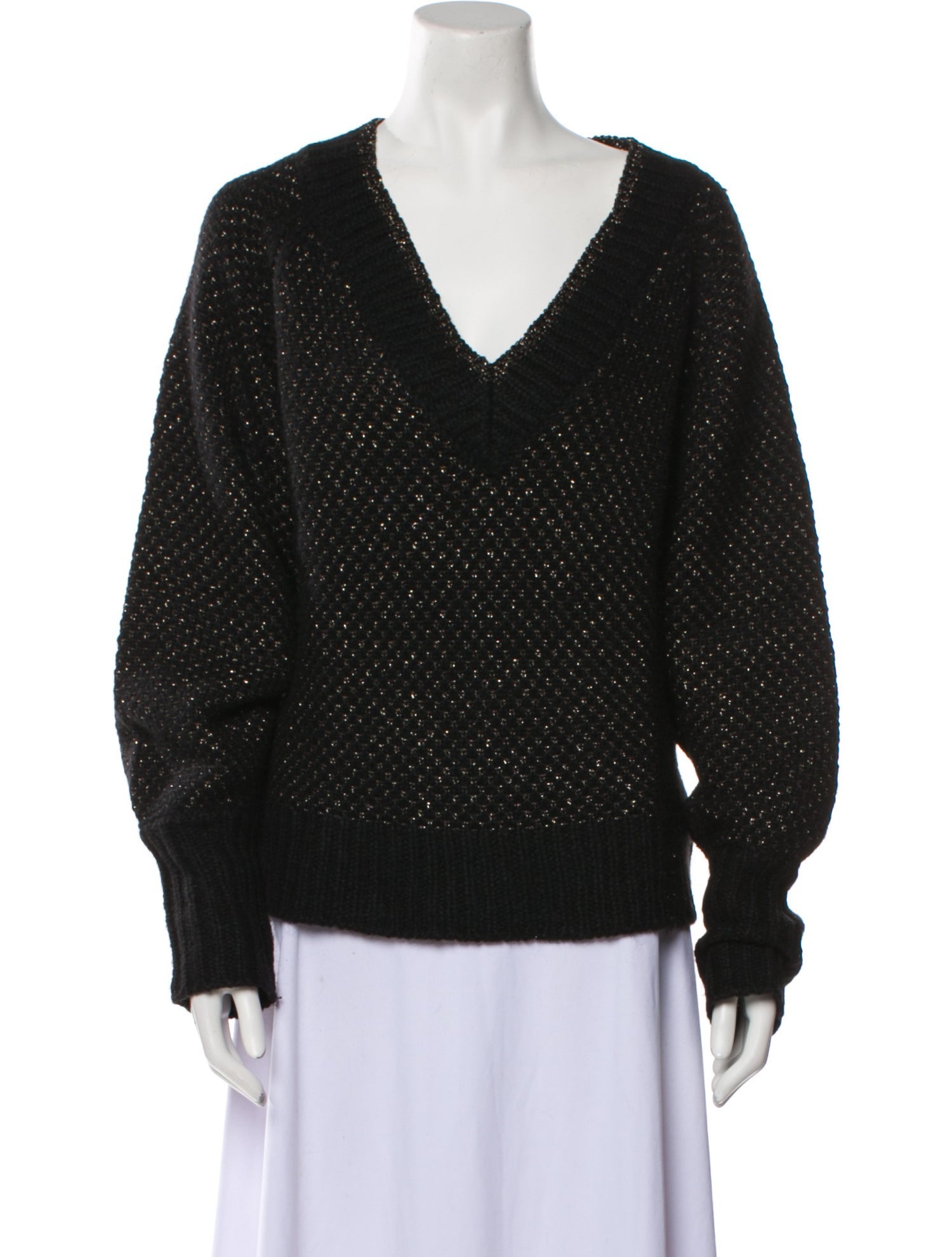 Veronica Beard Wool V-Neck Sweater