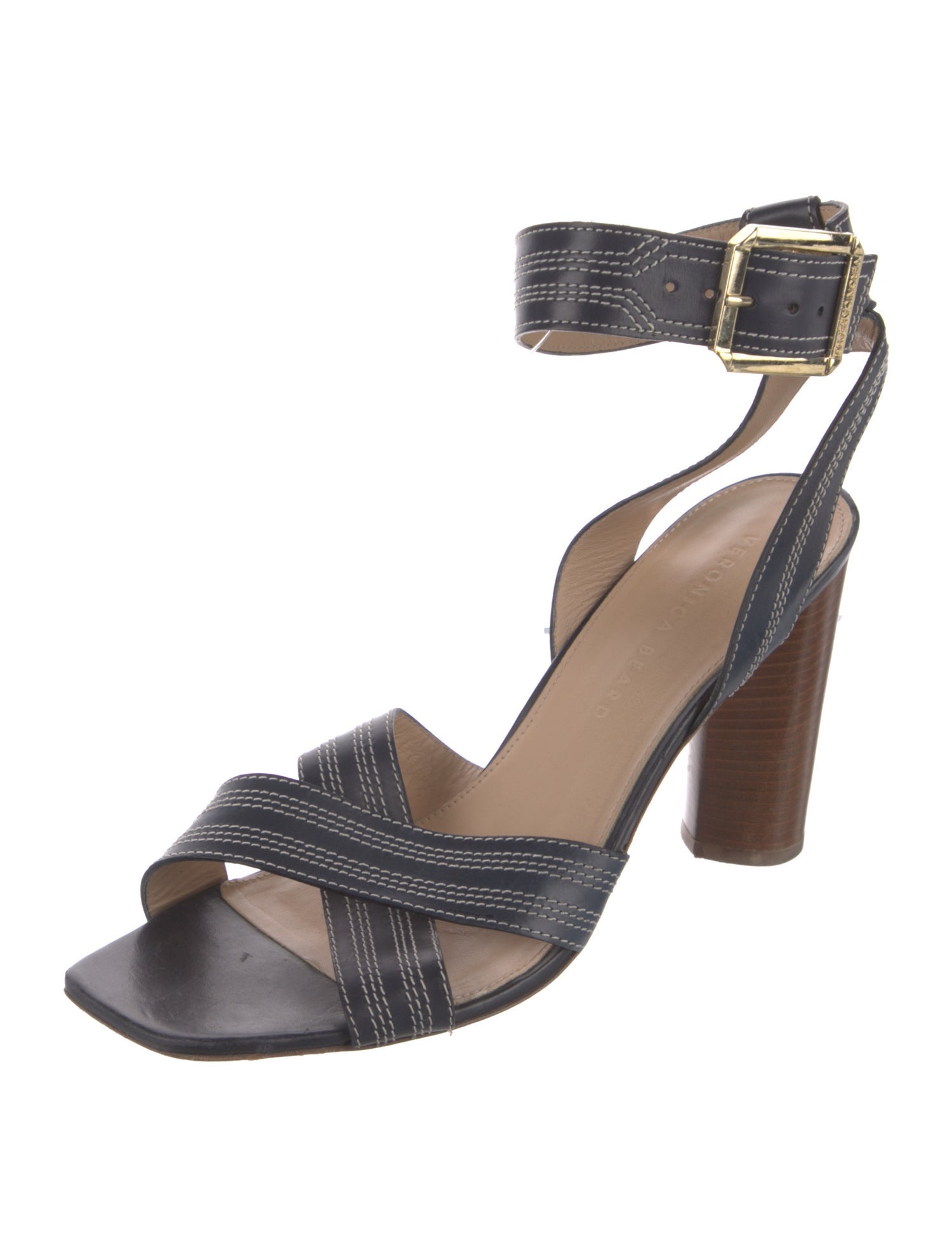 Veronica Beard Leather Sandals