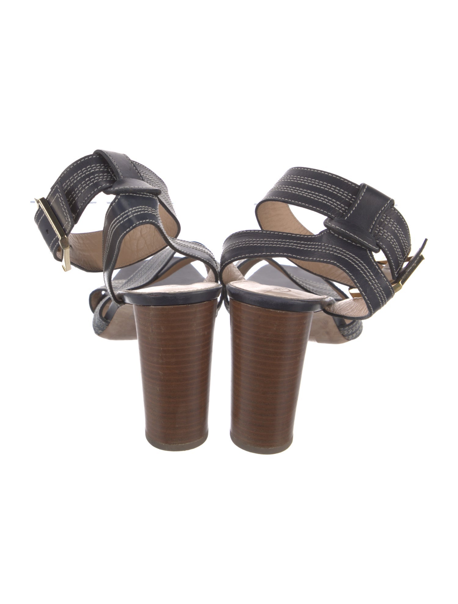 Veronica Beard Leather Sandals