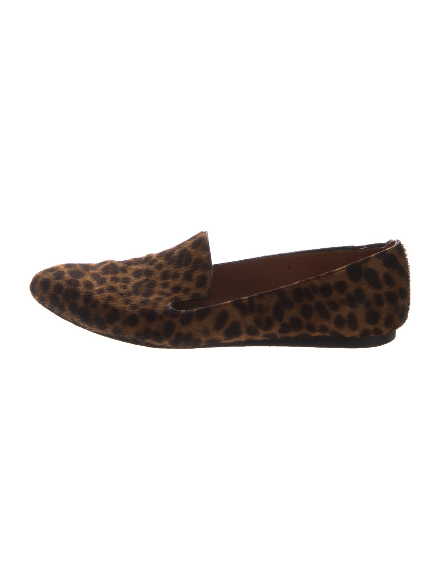 Veronica Beard Ponyhair Animal Print Loafers