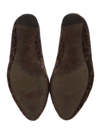 Veronica Beard Ponyhair Animal Print Loafers