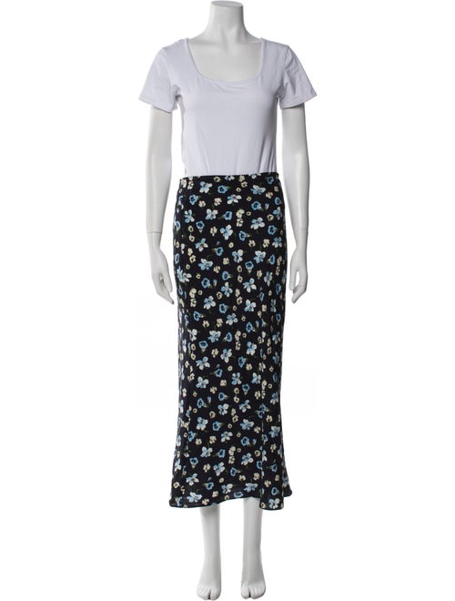 Veronica Beard Silk Floral Print Skirt Set