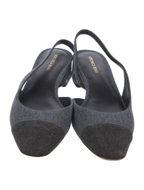 Veronica Beard Colorblock Pattern Slingback Pumps