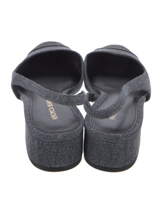 Veronica Beard Colorblock Pattern Slingback Pumps