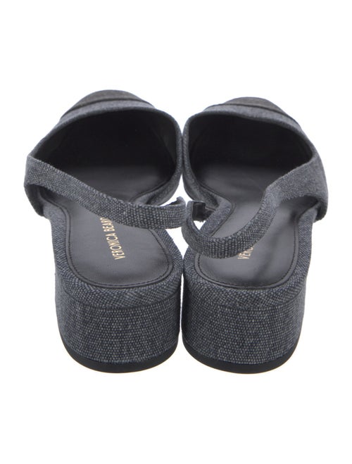 Veronica Beard Colorblock Pattern Slingback Pumps