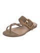 Veronica Beard Suede Flip Flops
