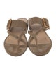 Veronica Beard Suede Flip Flops