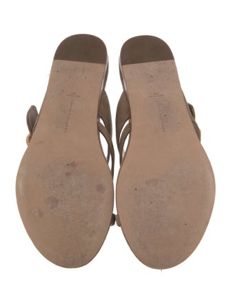 Veronica Beard Suede Flip Flops