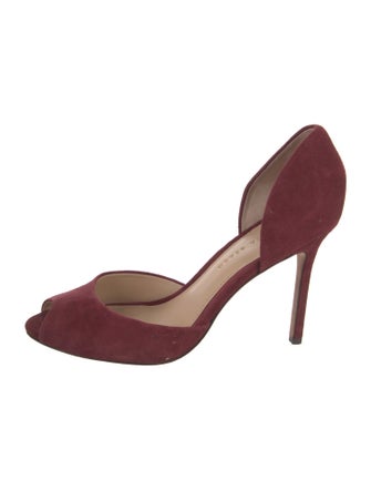 Veronica Beard Suede D'Orsay Pumps