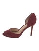 Veronica Beard Suede D'Orsay Pumps
