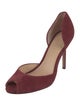 Veronica Beard Suede D'Orsay Pumps