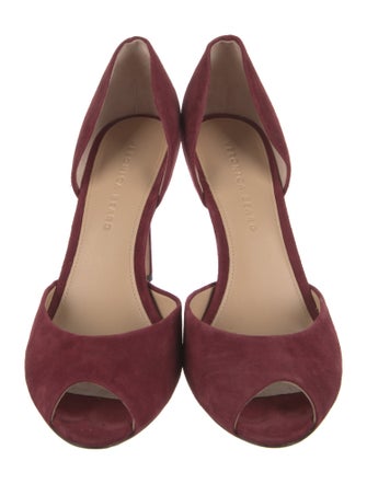Veronica Beard Suede D'Orsay Pumps