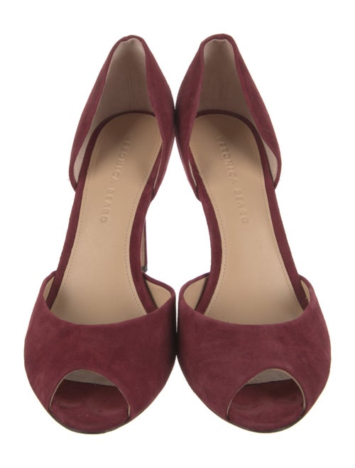 Veronica Beard Suede D'Orsay Pumps