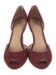 Veronica Beard Suede D'Orsay Pumps