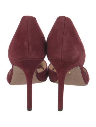 Veronica Beard Suede D'Orsay Pumps