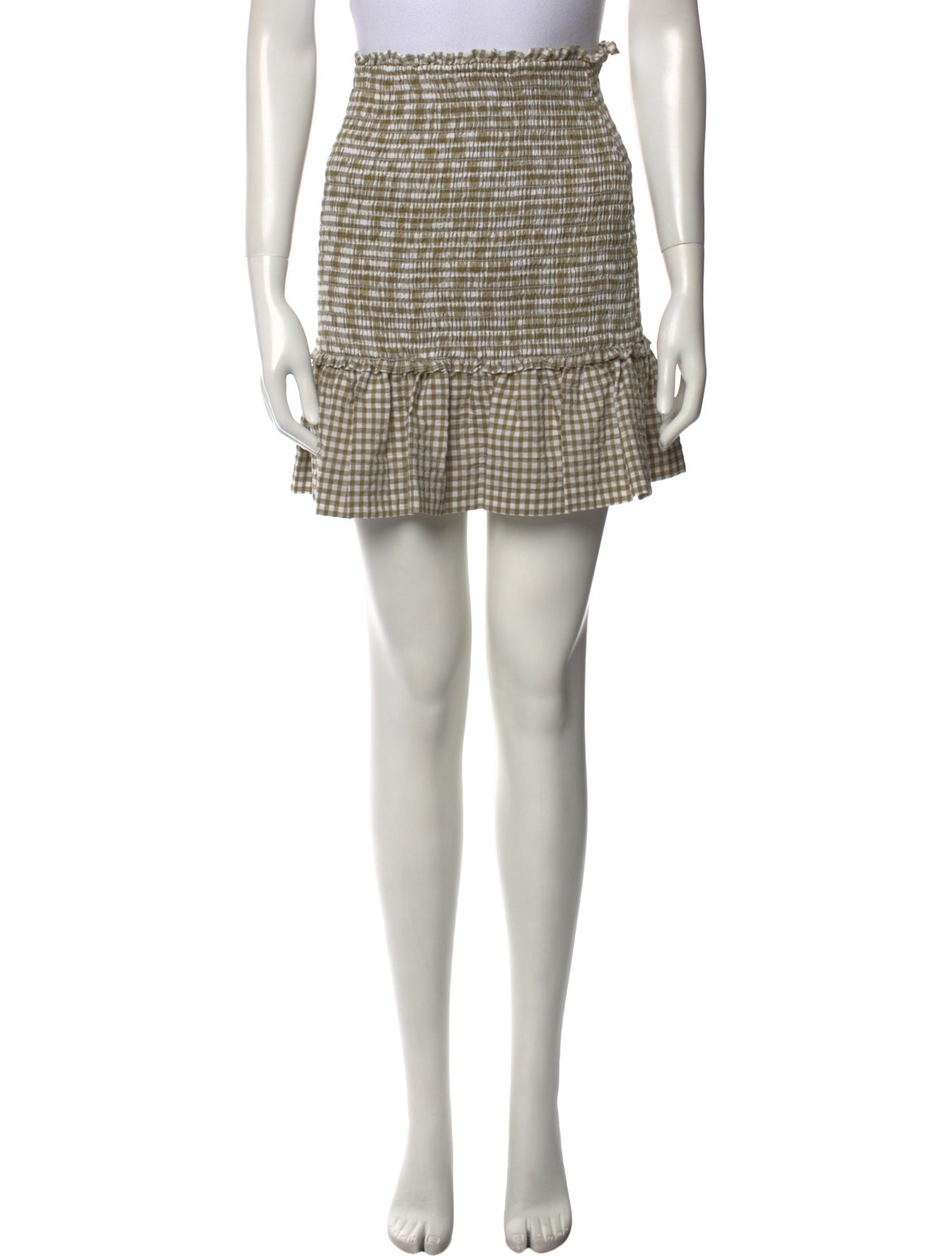 Veronica Beard Plaid Print Mini Skirt w/ Tags