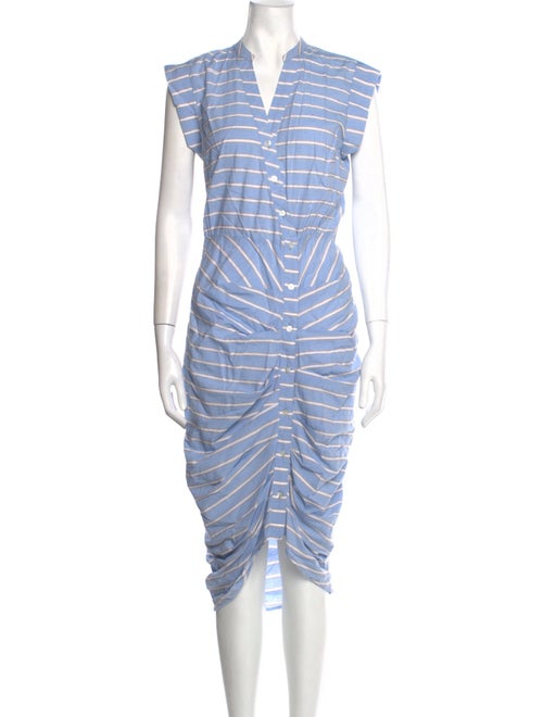 Veronica Beard Striped Midi Length Dress
