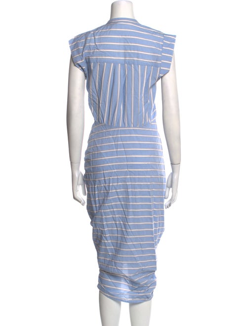 Veronica Beard Striped Midi Length Dress