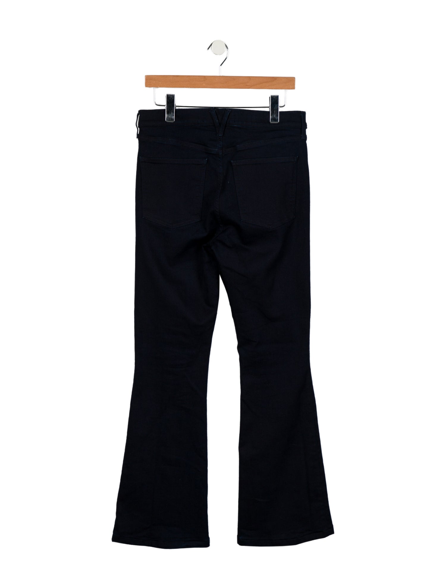 Veronica Beard Mid-Rise Wide Leg Jeans