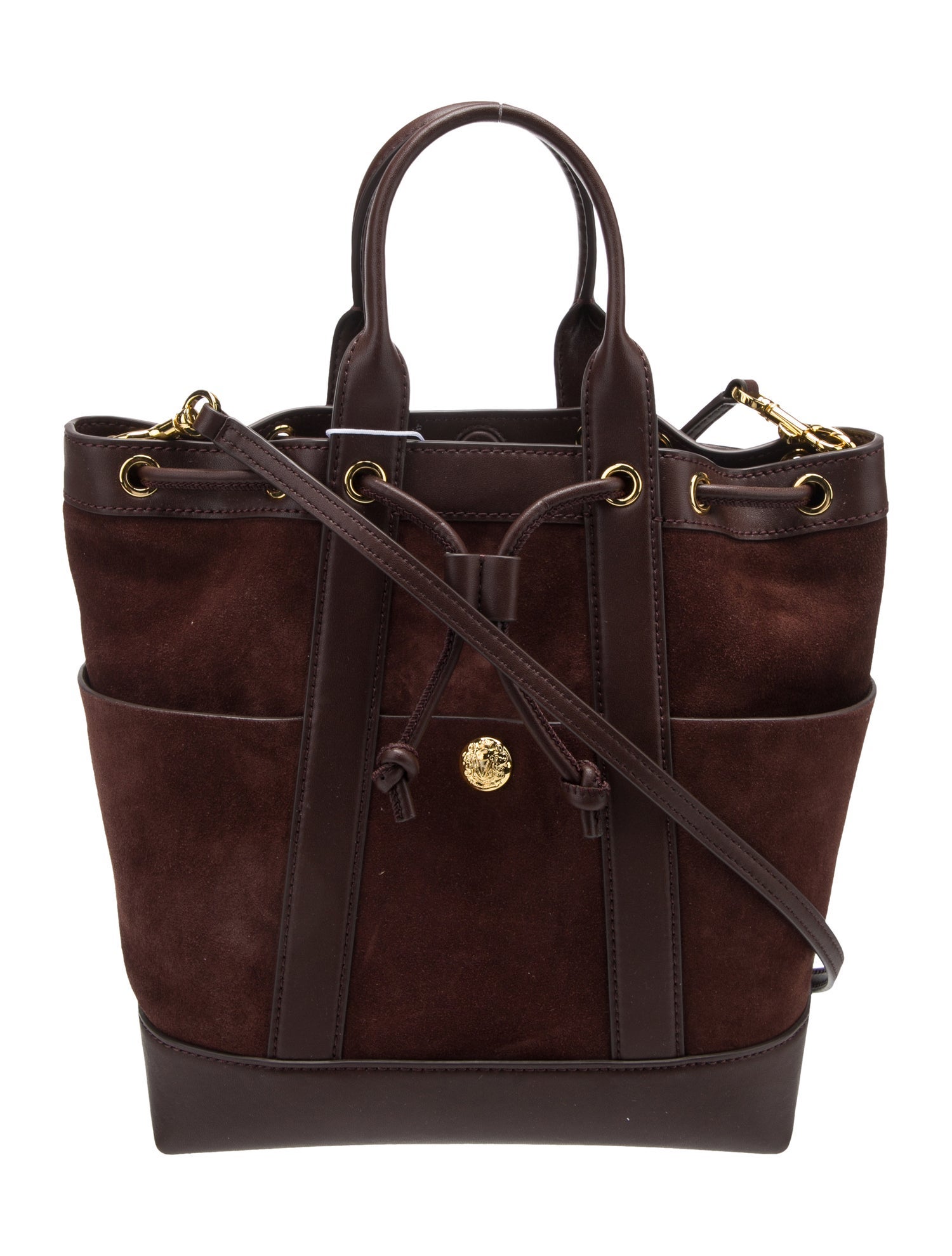 Veronica Beard Suede Top Handle Bag