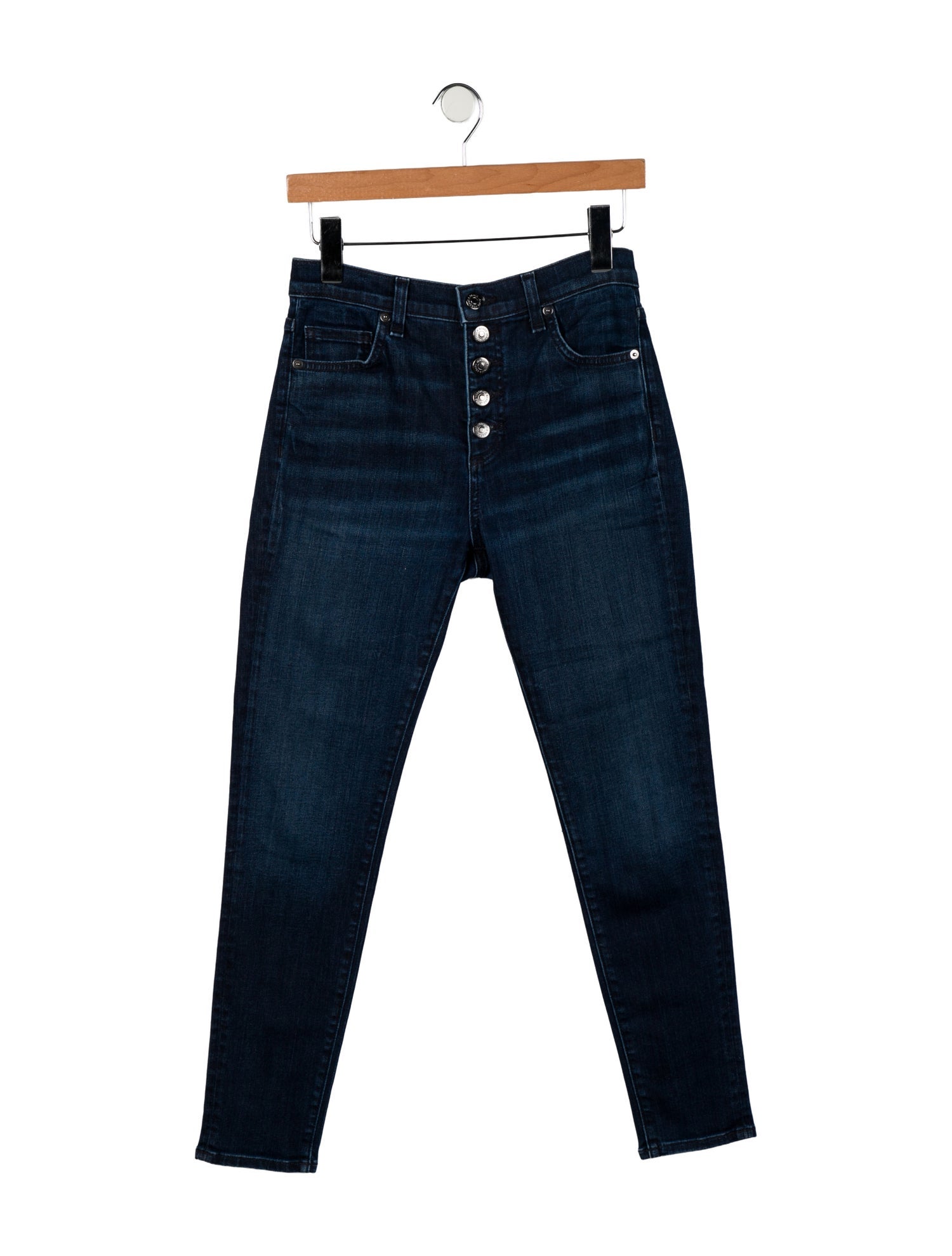 Veronica Beard Mid-Rise Skinny Leg Jeans