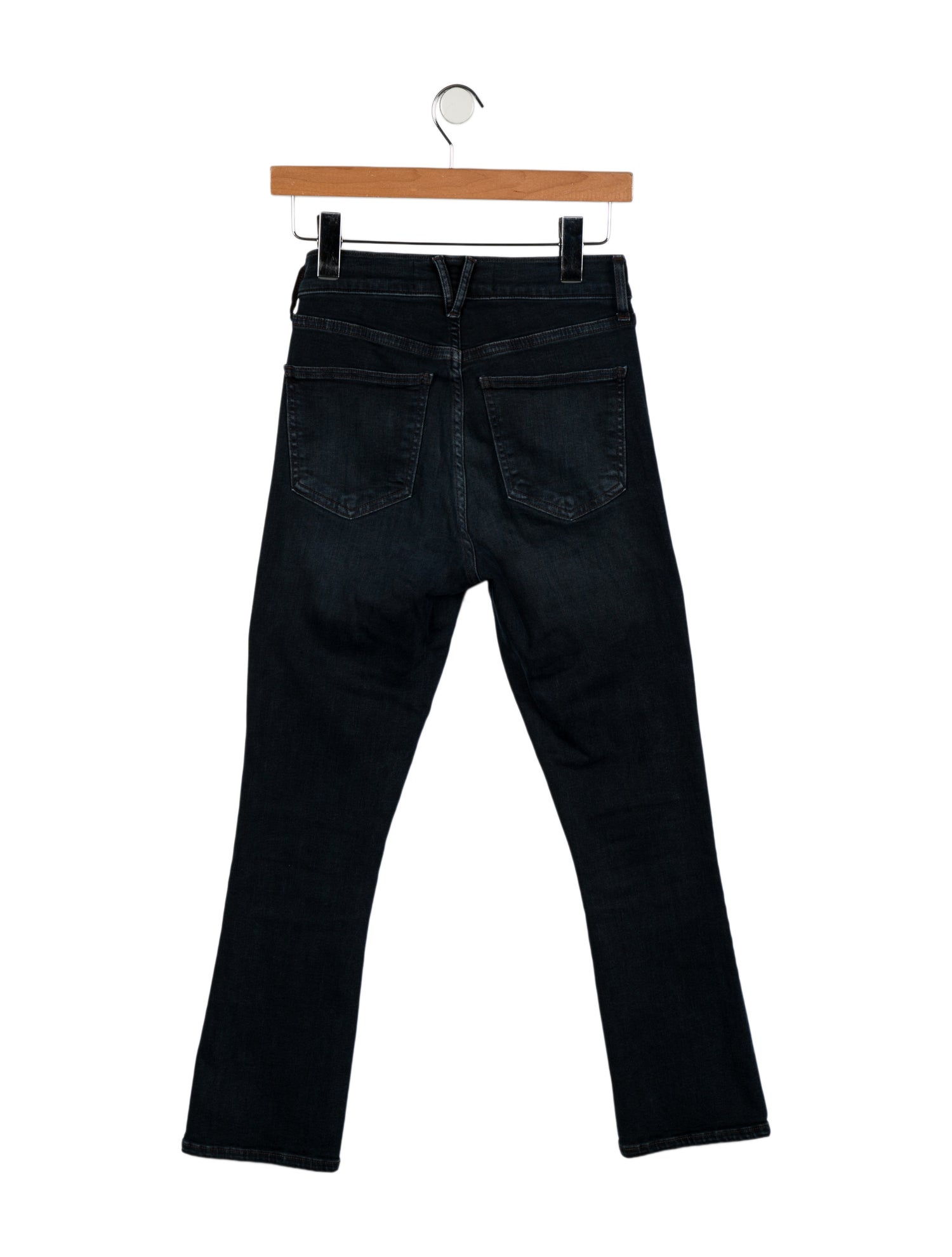 Veronica Beard Mid-Rise Straight Leg Jeans