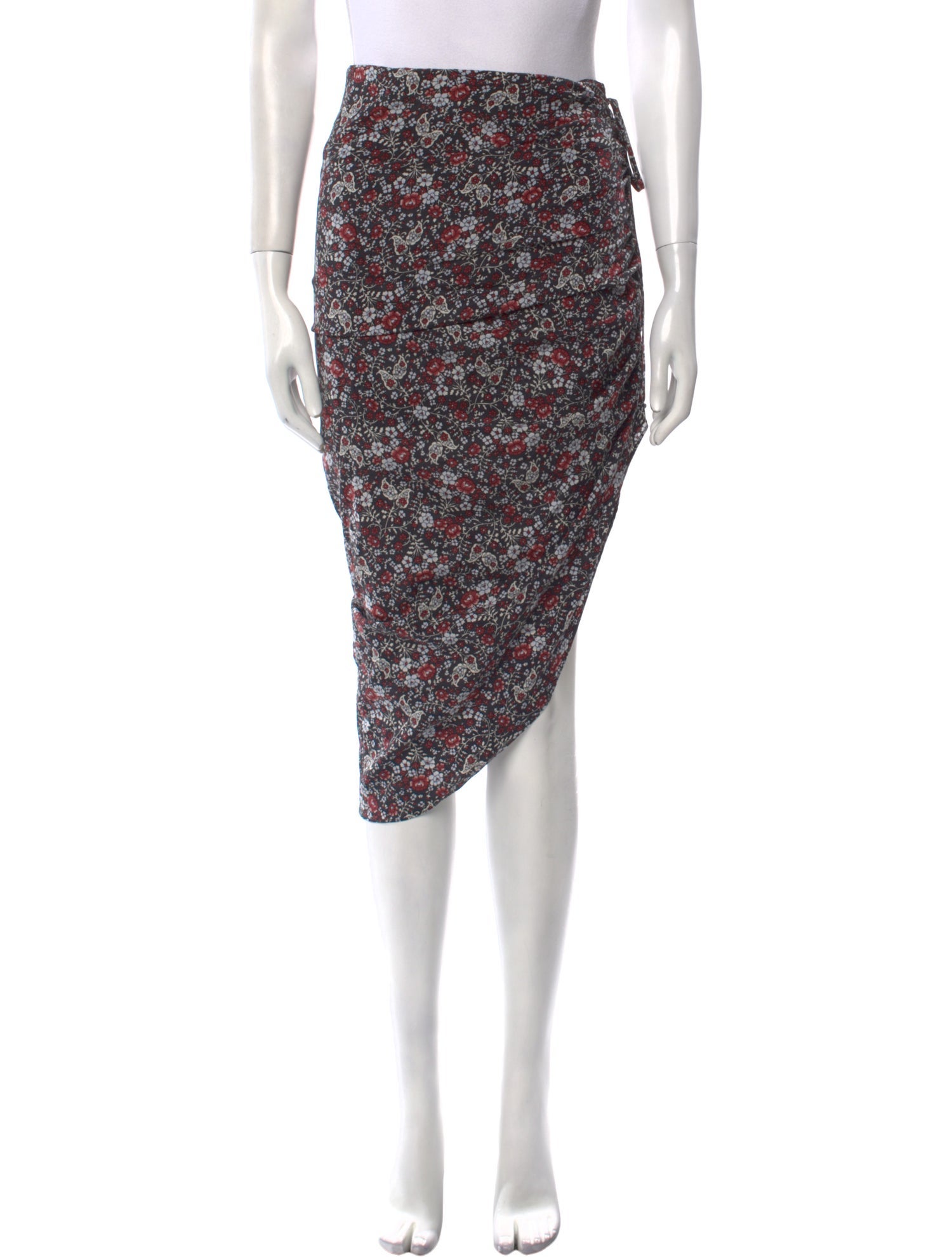 Veronica Beard Silk Midi Length Skirt