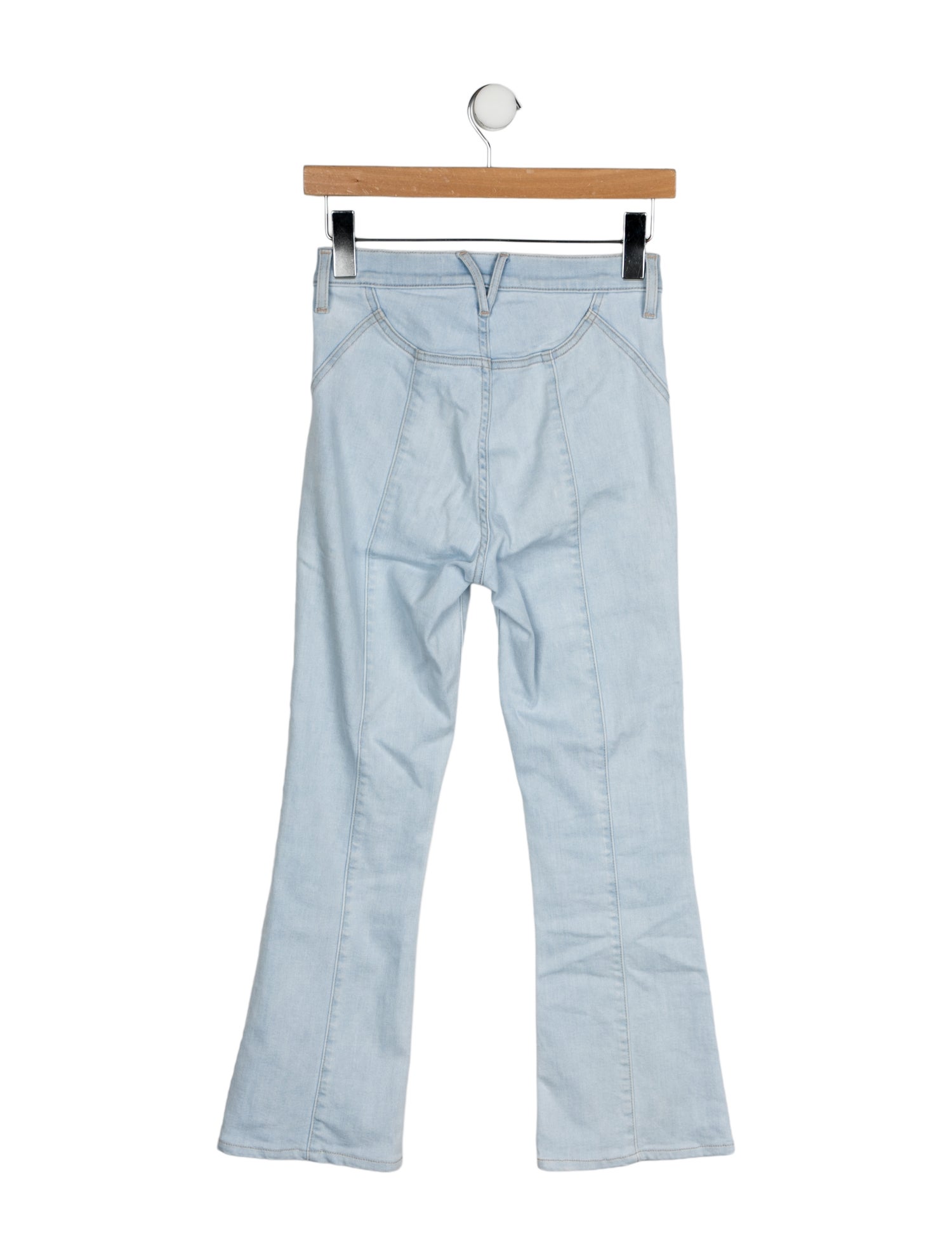 Veronica Beard High-Rise Straight Leg Jeans