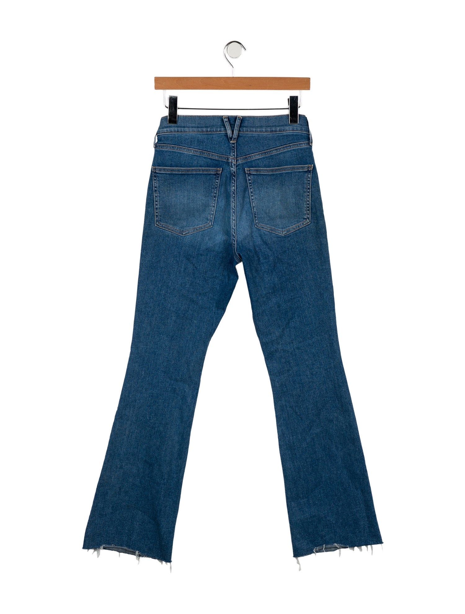 Veronica Beard Mid-Rise Wide Leg Jeans