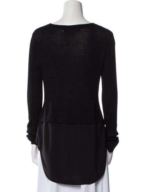 Veronica Beard Wool Scoop Neck Sweater