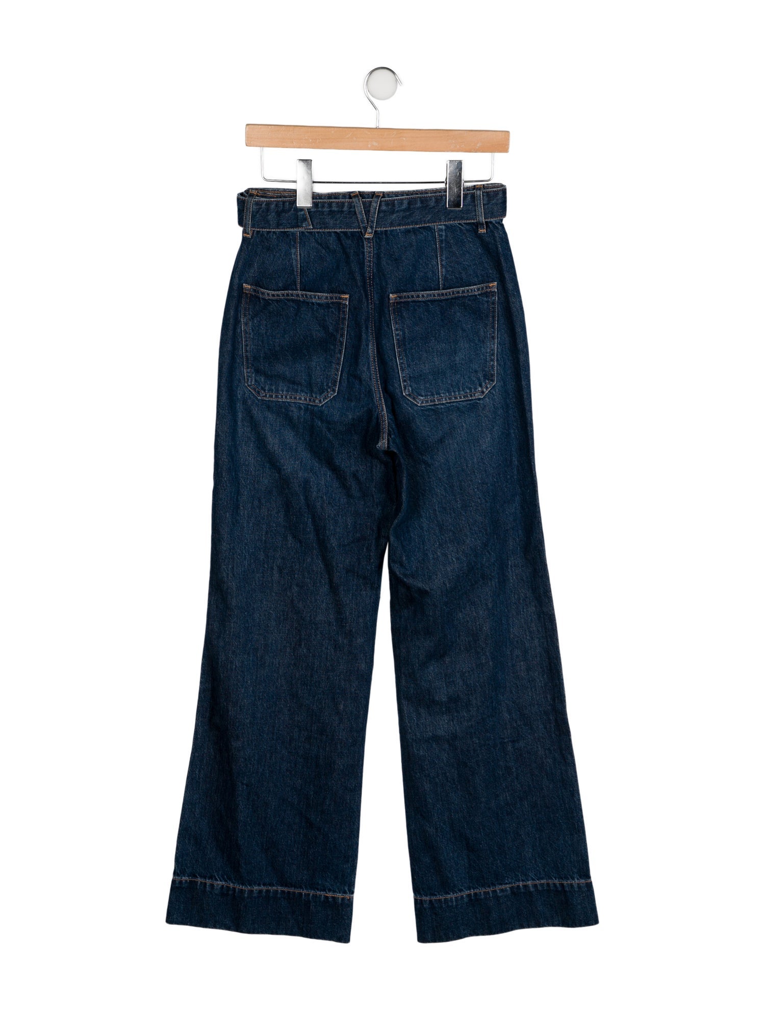 Veronica Beard High-Rise Wide Leg Jeans