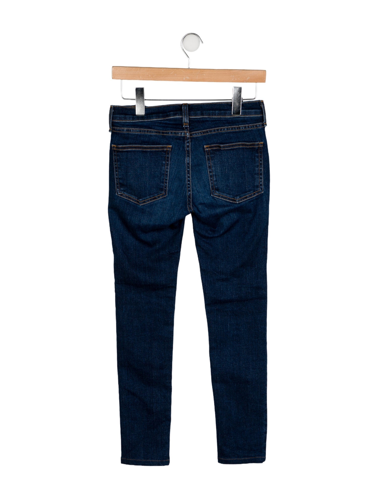 Veronica Beard Low-Rise Skinny Leg Jeans