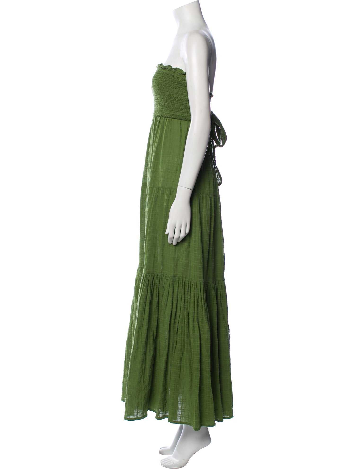 Veronica Beard Strapless Long Dress