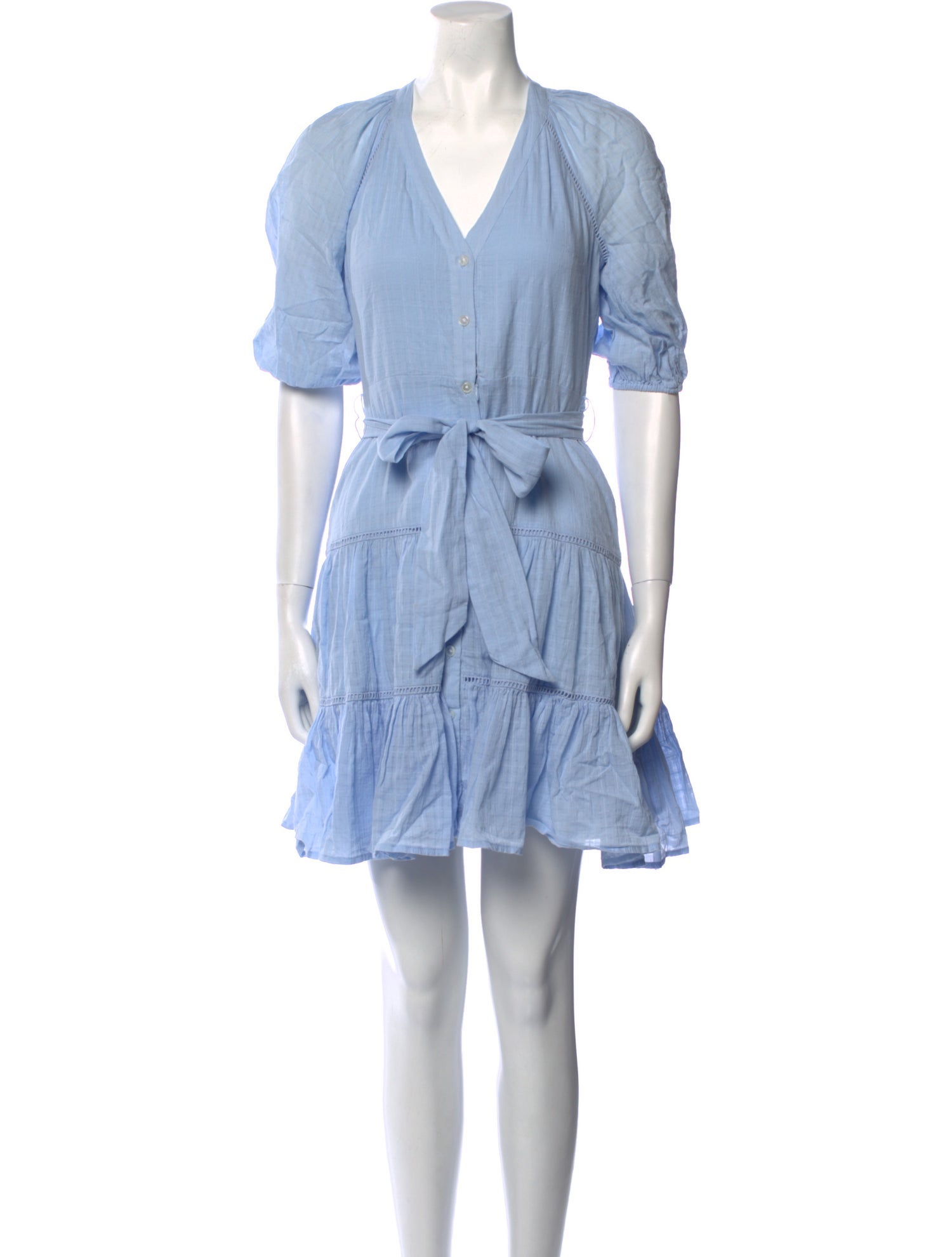 Veronica Beard V-Neck Mini Dress