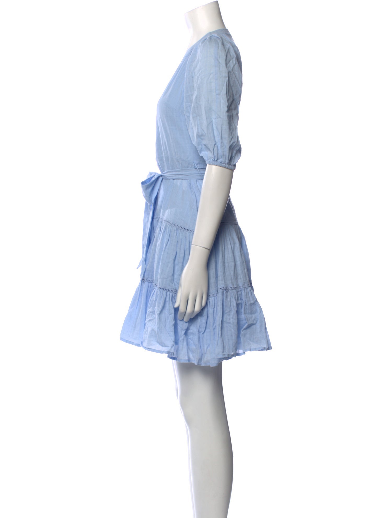 Veronica Beard V-Neck Mini Dress
