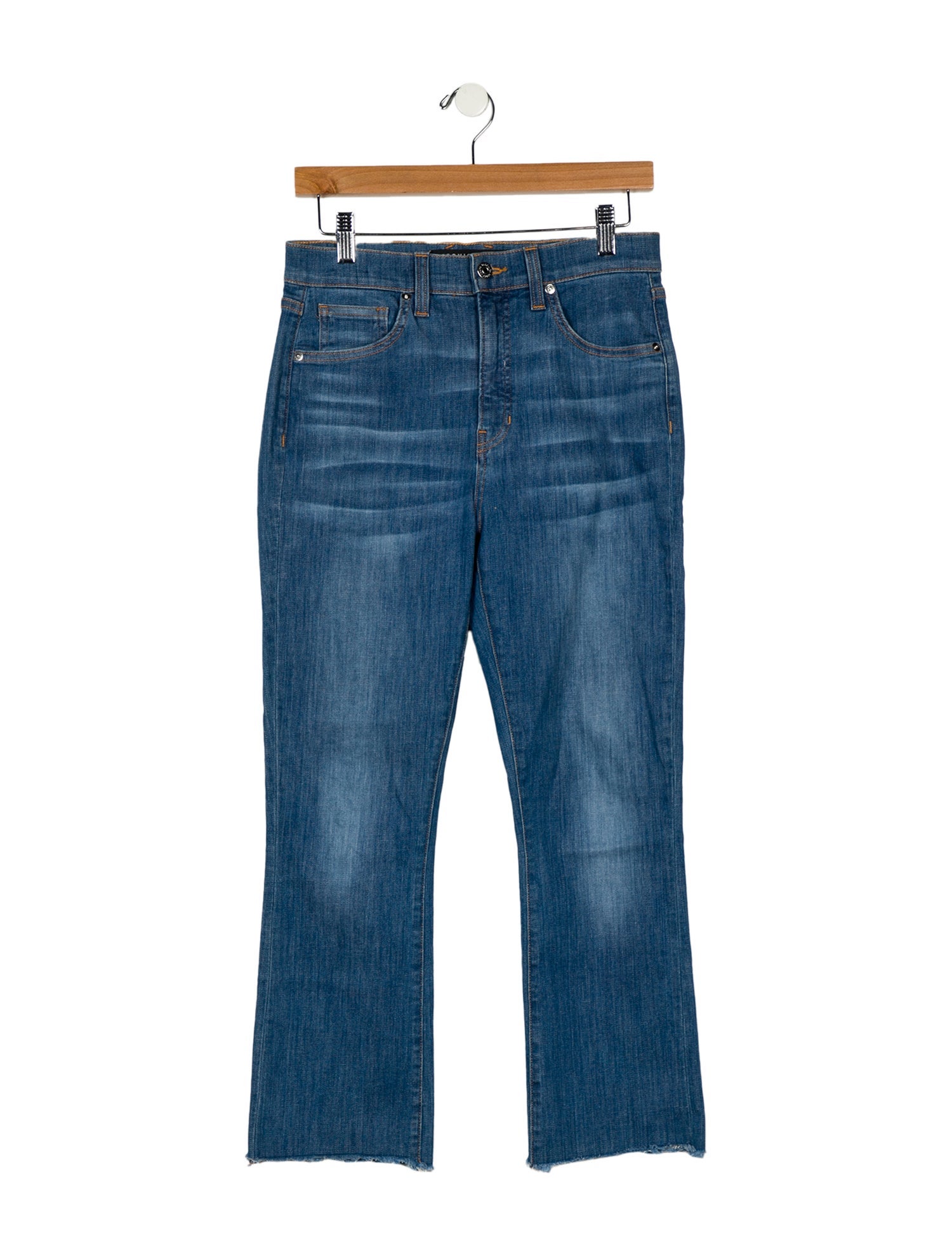 Veronica Beard High-Rise Straight Leg Jeans