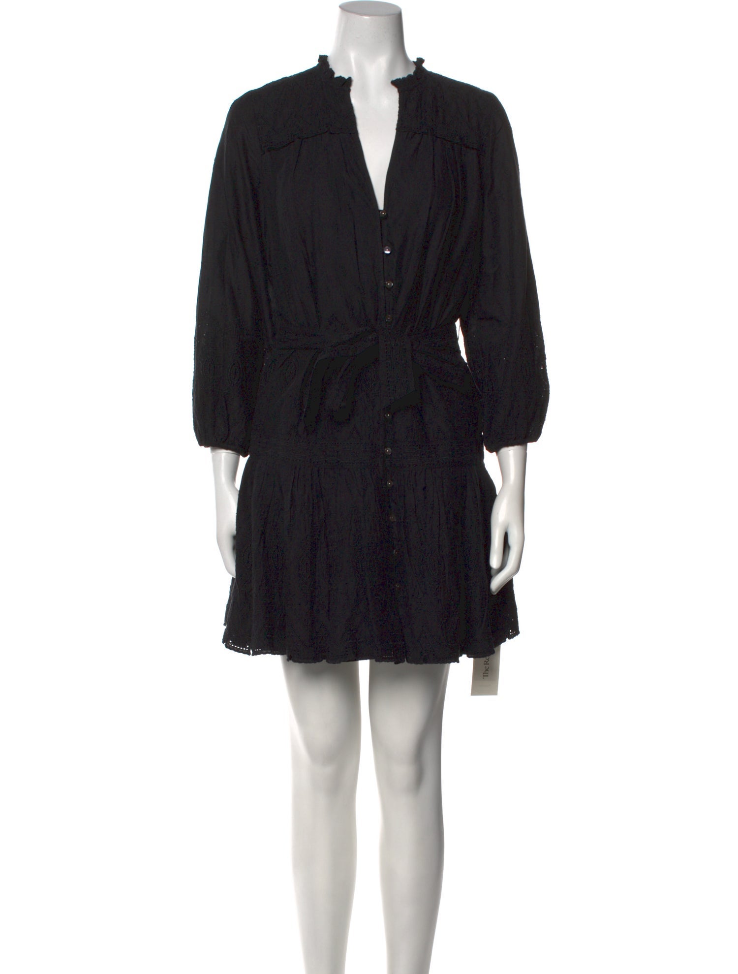 Veronica Beard V-Neck Mini Dress