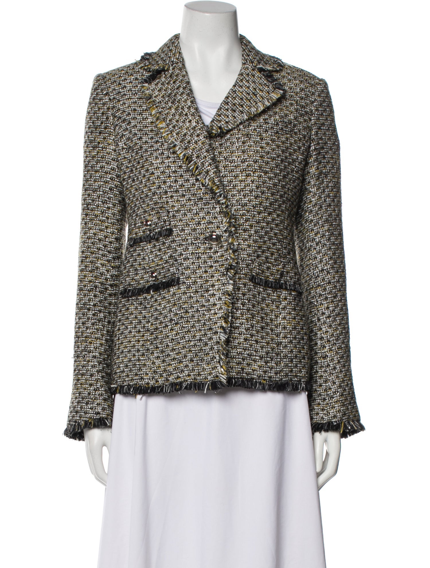 Veronica Beard Tweed Pattern Jacket