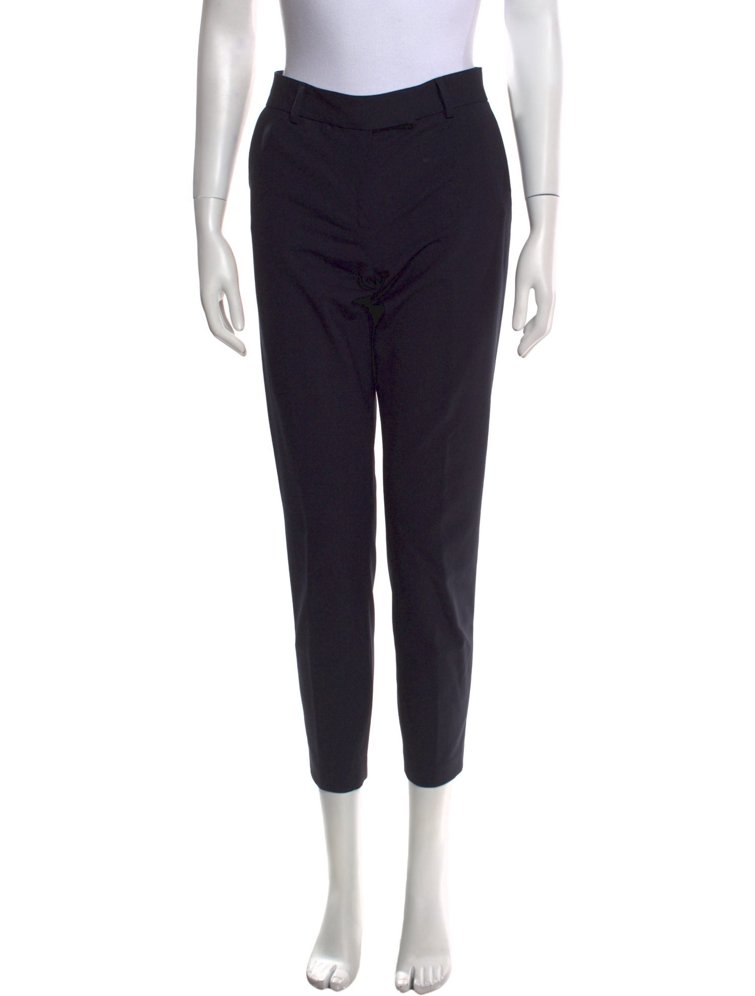 Veronica Beard Virgin Wool Straight Leg Pants