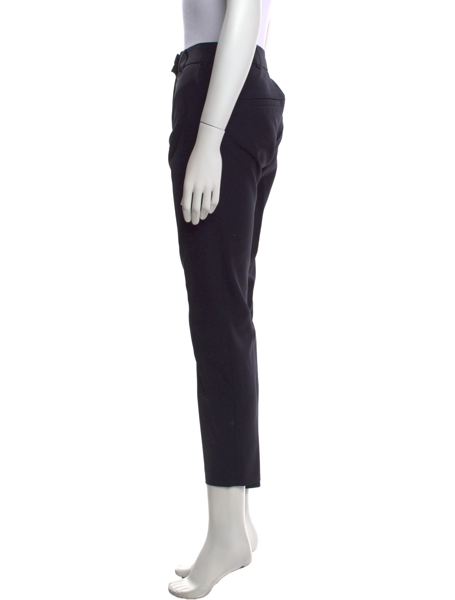 Veronica Beard Virgin Wool Straight Leg Pants