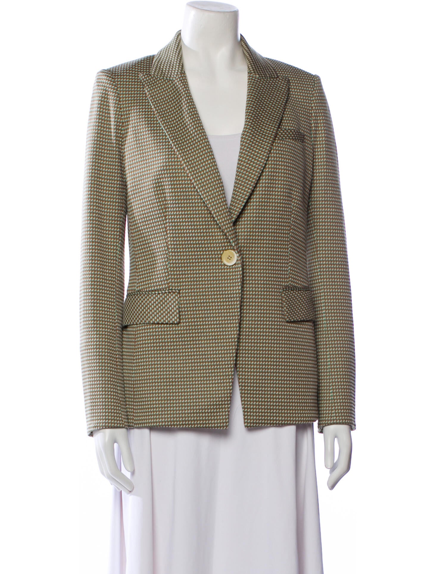 Veronica Beard Houndstooth Print Blazer