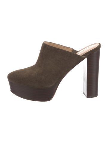 Veronica Beard Pumps Suede Mules 8.5