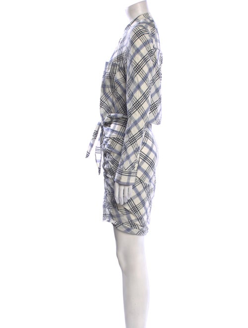 Veronica Beard Plaid Print Knee-Length Dress