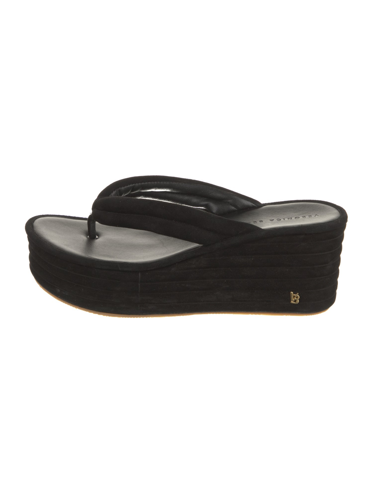 Veronica Beard Suede Flip Flops