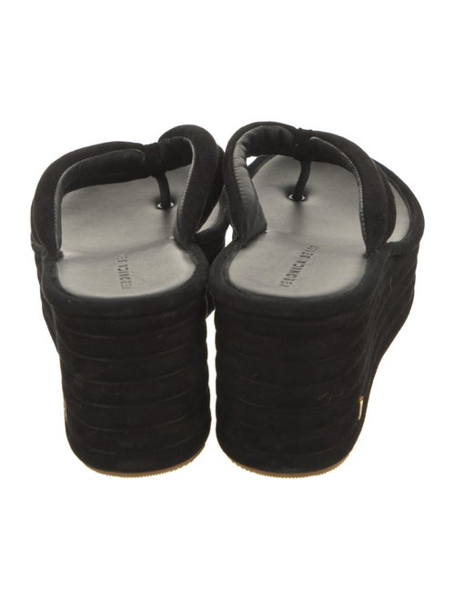 Veronica Beard Suede Flip Flops